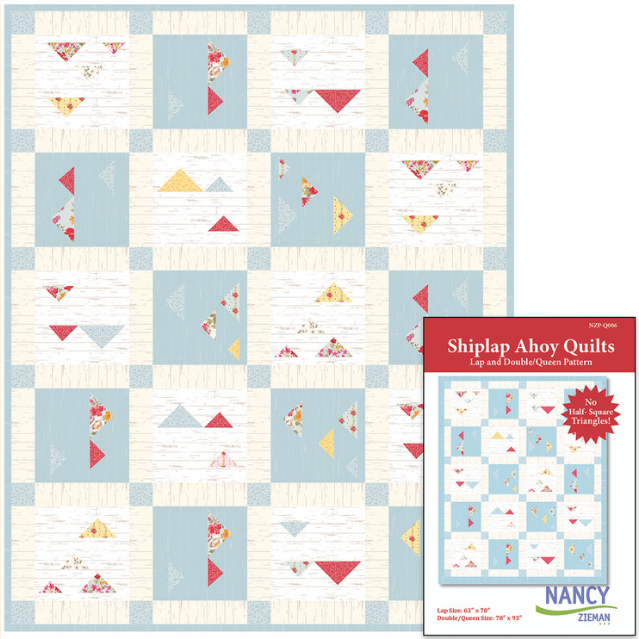 Preview The NEW Shiplap Ahoy Quilt Pattern From Nancy Zieman Productions LLC Nancy Zieman