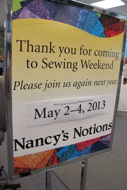 Nancy Zieman Nancy's Notions Sewing Weekend Expo 2012