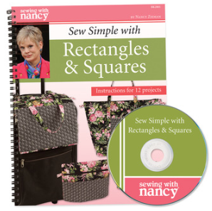 Nancy Zieman The Blog - Sew Simple Specialty Fabric Projects with  Rectangles & Squares