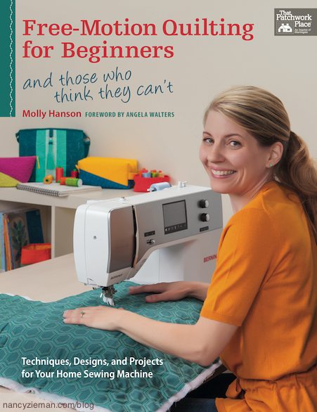 Free Motion Quilting For Beginners by Molly Hanson as seen on Sewing With Nancy Zieman