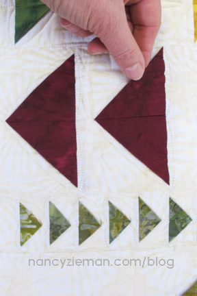 Folded Flying Geese from Quick Column Quilts by Nancy Zieman/Sewing With Nancy