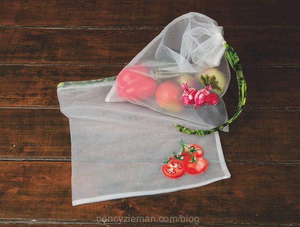 Sew food storage bags Nancy Zieman