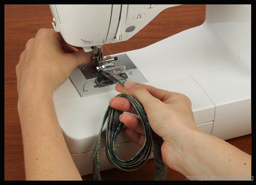 How to sew binding
