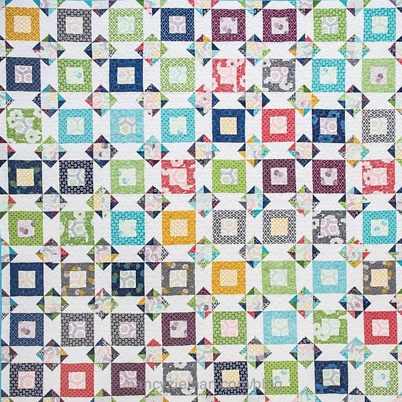 Log Cabin Quilts–20 Modern Log Cabin Quilts Book by Natalia Bonner and Kathleen Whiting as seen on the TV Show Sewing With Nancy with Host Nancy Zieman. 
