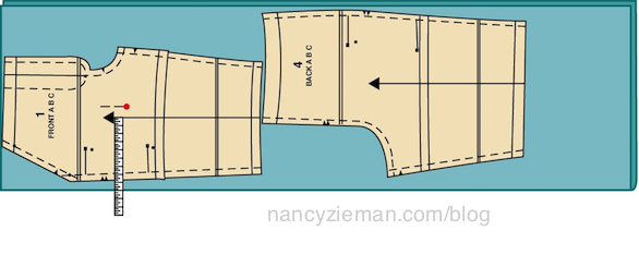 The Absolute Easiest Way to Layout a Sewing Pattern by Nancy Zieman, host of Sewing With Nancy