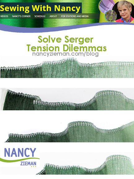 How To Adjust Serger Tension - Troubleshooting for Beginners - Melly Sews