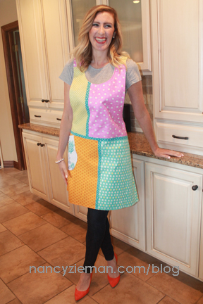 Mary Mulari Shares Criss Cross Apron Pattern Details with Nancy Zieman | Sewing With Nancy