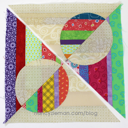 September Block of the Month | 2016 Adventure Quilt | Nancy Zieman | Sewing With Nancy | Carefree Curves Template