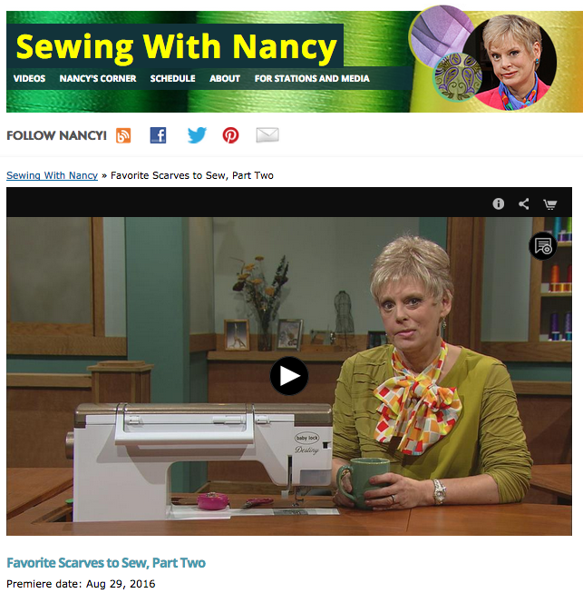 How to Make a Scarf with Easy Instructions by Nancy Zieman