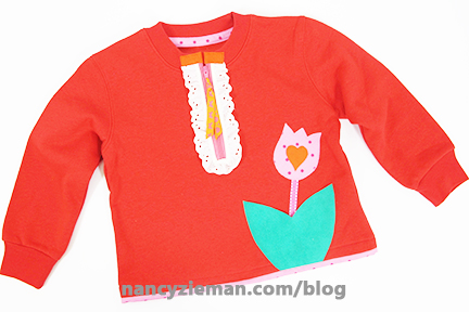 Remake Sweatshirts with Mary Mulari and Nancy Zieman on Sewing With Nancy
