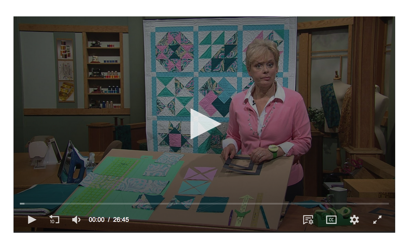 Watch No Hassle Triangles online on Sewing With Nancy at NancyZieman.com Watch Sewing With Nancy online at Nancy Zieman dot com