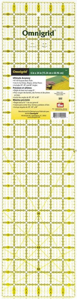 6" X 24" Omnigrid Ruler