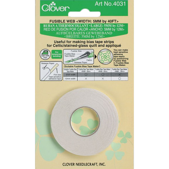 Clover's 1/4" Fusible Web Tape available at Nancy Zieman Productions at ShopNZP.com