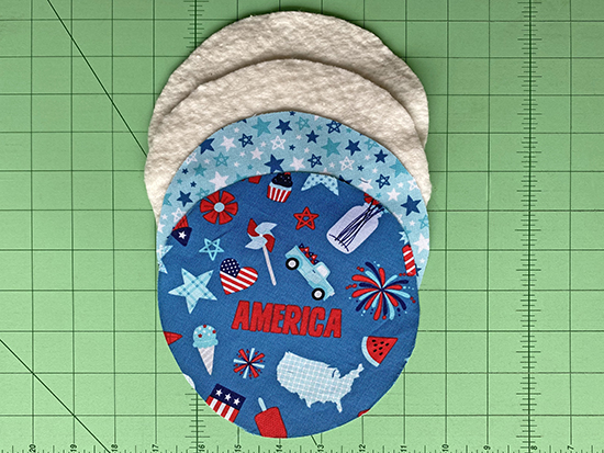 Patriotic Table Topper Sewing Tutorial at Nancy Zieman Productions Blog