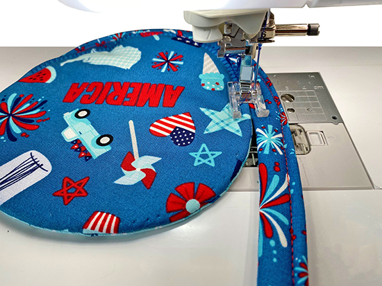 Patriotic Table Topper Sewing Tutorial at Nancy Zieman Productions Blog
