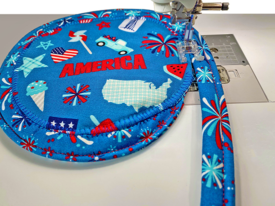 Patriotic Table Topper Sewing Tutorial at Nancy Zieman Productions Blog