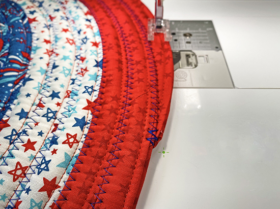 Patriotic Table Topper Sewing Tutorial at Nancy Zieman Productions Blog
