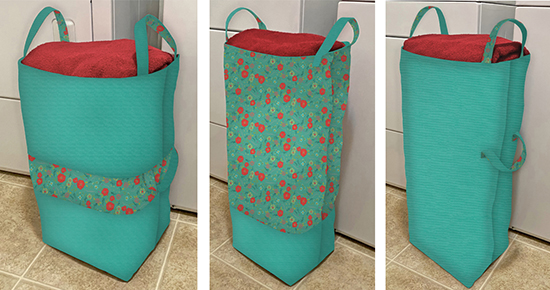 Teal Wildflower Boutique Big-Bigger Laundry Bag Bundle Box available at ShopNZP.com