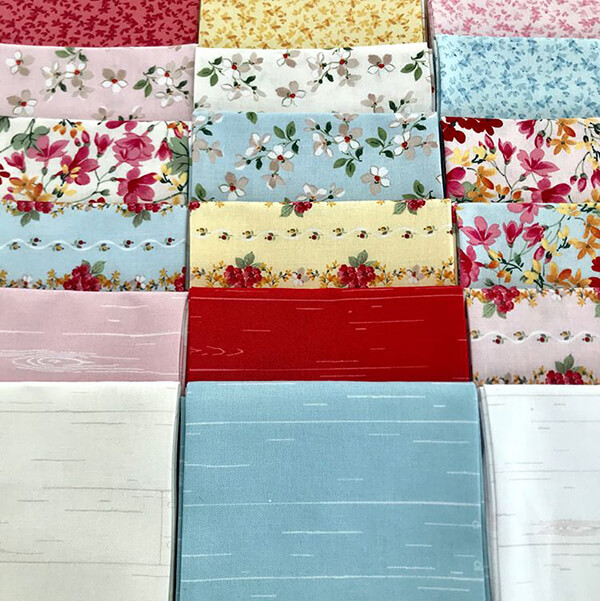 Farmhouse Florals Fabrics by Nancy Zieman for Penny Rose Fabrics a division of Riley Blake Designs