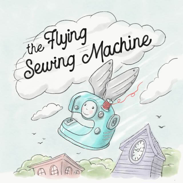 The Flying Sewing Machine Book by Nancy Zieman