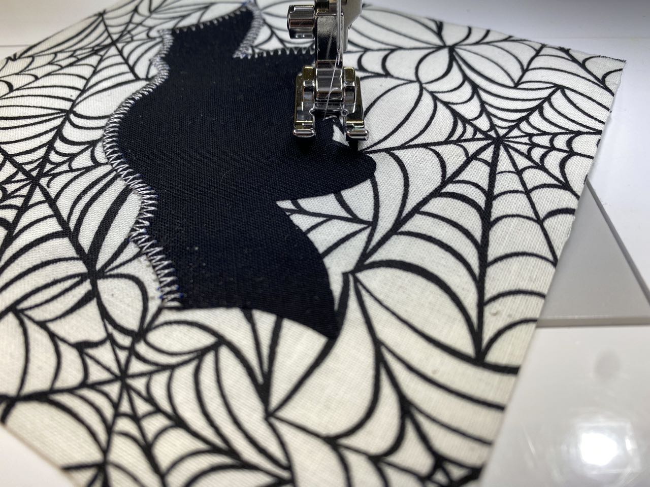 Halloween Appliqued Palette Coaster Sewing Tutorial at the Nancy Zieman Productions Blog