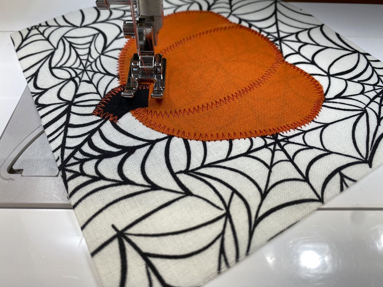 Halloween Appliqued Palette Coaster Sewing Tutorial at the Nancy Zieman Productions Blog