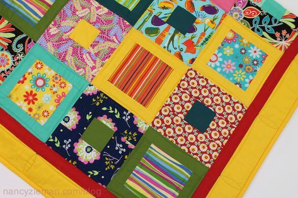 How to make a square within a square quilt block, Nancy Zieman