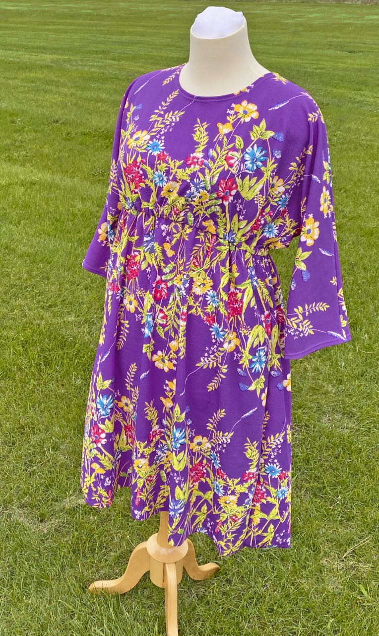 Sew a Quick Spring Dress with Nancy Zieman's McCall's M7353 Dress Pattern and NEW! Crepe Knits available at ShopNZP.com