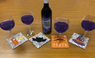 Spooky Fun Halloween Appliqued Palette Coaster Sewing Tutorial at the Nancy Zieman Productions Blog