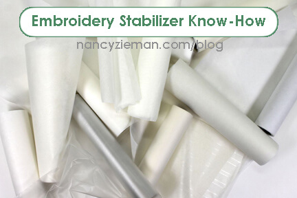 Nancy Zieman The Blog - Stabilizer Know-How