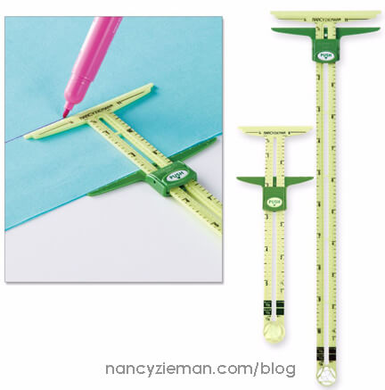 Nancy Zieman The Blog - New Sewing Notion: Supersize 5-in-1 Sliding Gauge