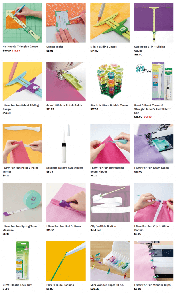 Buy Clover Sewing Tools and Clover Quilting Notions at Nancy Zieman Productions at ShopNZP.com