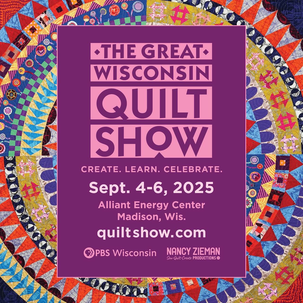 The Great Wisconsin Quilt Show September 4 6 2025 Square