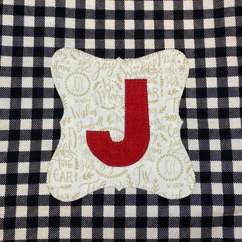 NEW! Monogrammed Christmas Stocking Sewing Tutorial by The Stitch it! Sisters
