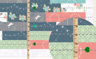 Growth Chart Quilted Wall Hanging Sewing Tutorial with Tape Measure Twill Tape at the Nancy Zieman Productions Blog