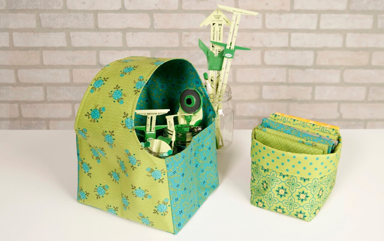 Boutique Fun Fabric Caddy Sewing Tutorial at The Nancy Zieman Productions Blog