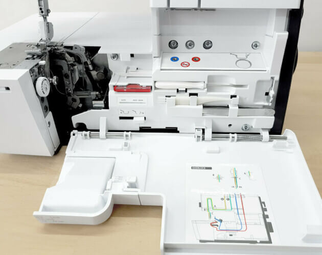 NEW! Bernette b64 AIRLOCK Serger Overlock Sewing Machine Now available at Nancy Zieman Productions at ShopNZP.com