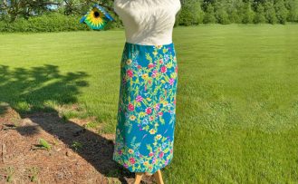 Stitch it! Sisters One-Seam Skirt Sewing Tutorial at The Nancy Zieman Productions Blog