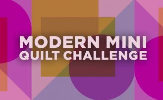 The Great Wisconsin Quilt Show Modern Mini Quilt Challenge 2021 Feature Image 1000 x 550