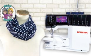 Twist it Loop Scarf Sewing Tutorial by the Stitch it Sisters at The Nancy Zieman Productions Blog
