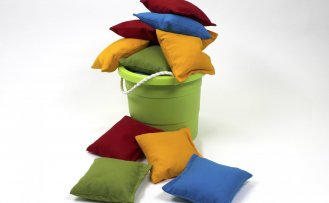 Sew Bean Bags for Cornhole Game with our Bags Sewing Tutorial at The Nancy Zieman Productions Blog