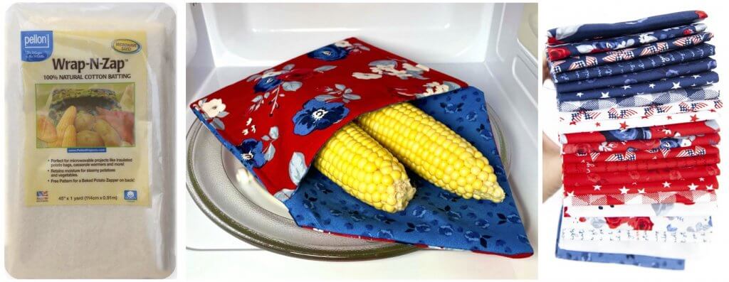 Wrap-N-Zap Baked Potato Zapper and Veggie Steamer Bag Sewing Tutorial at the Nancy Zieman Productions Blog