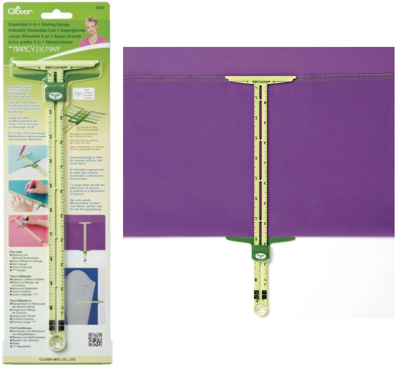 Clover's Supersize 5-in-1 Sliding Gauge Available at Nancy Zieman Productions at ShopNZP.com