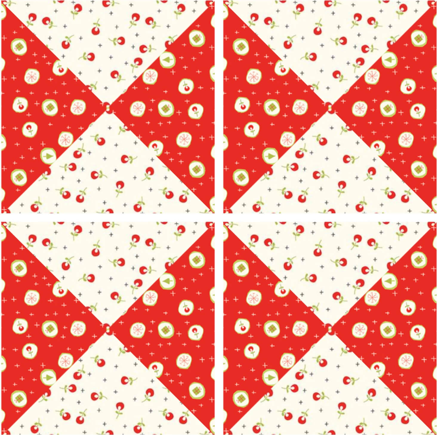 August 2021 NZP Block Of The Month Combination Star Quilt Block