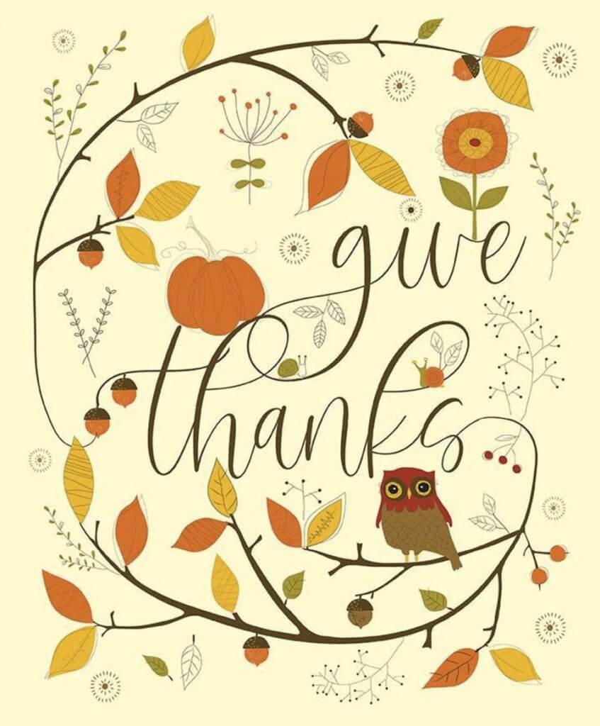 Give Thanks Panel Available at Nancy Zieman Productions at ShopNZP.com