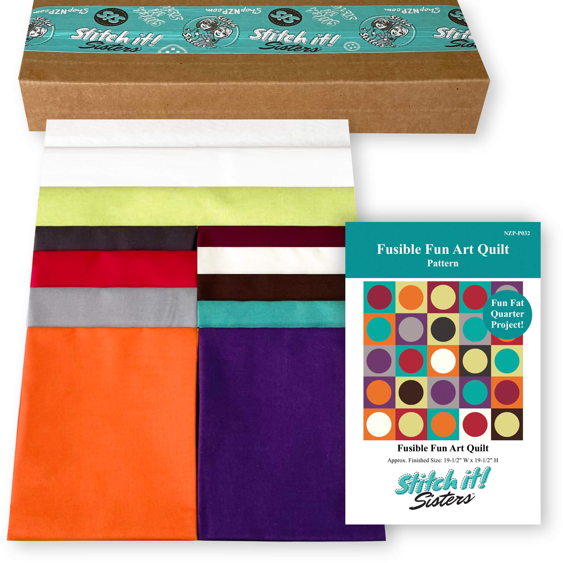 Fusible Fun Art Quilt Bundle Box Available at Nancy Zieman Productions at ShopNZP.com