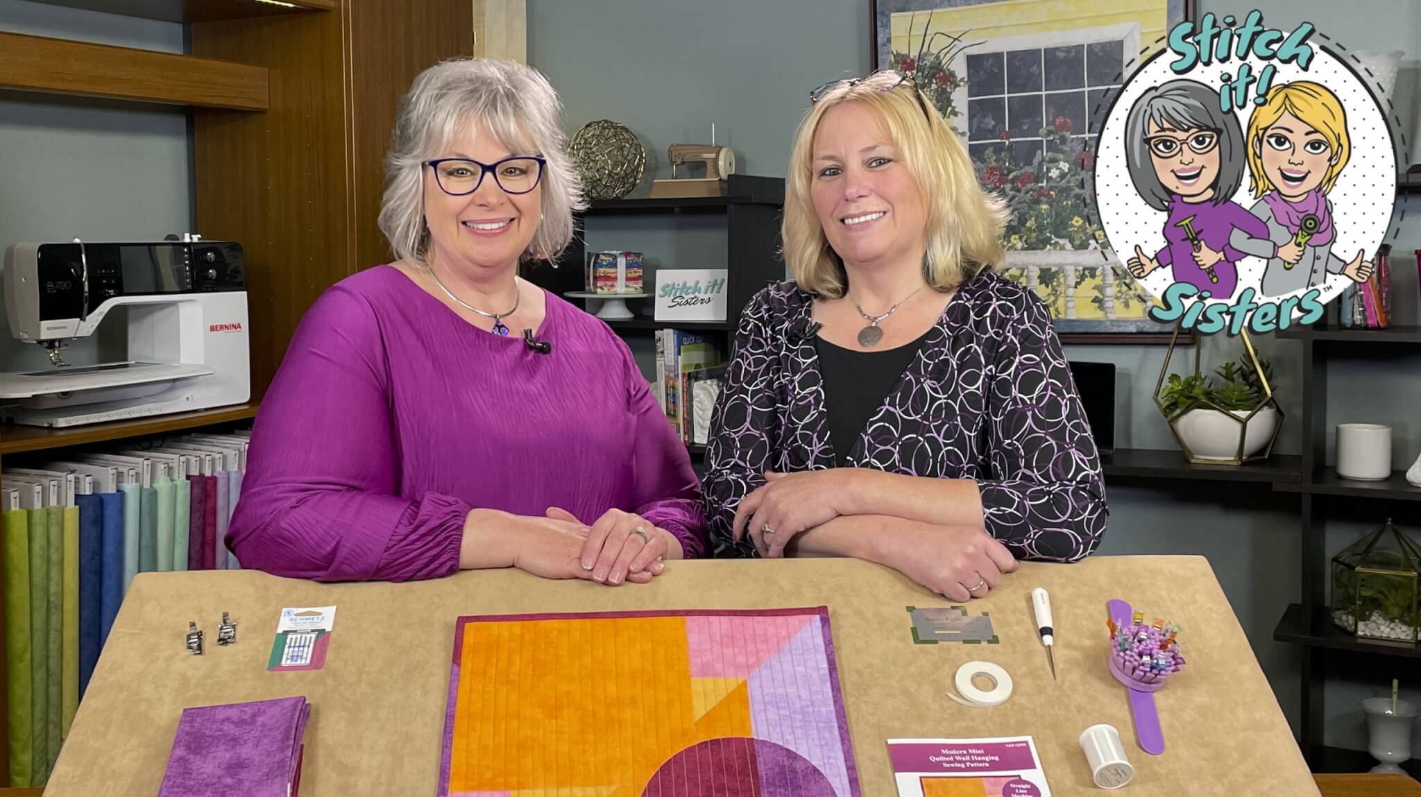 Stitch it! Sisters NEW! Absolute Easiest Way to Sew Quilt Binding Tutorial by the Stitch it! Sisters at Nancy Zieman Productions