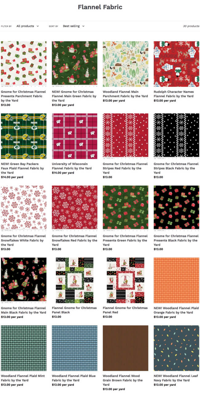 Flannel Fabric Collection Available at Nancy Zieman Productions at ShopNZP.com