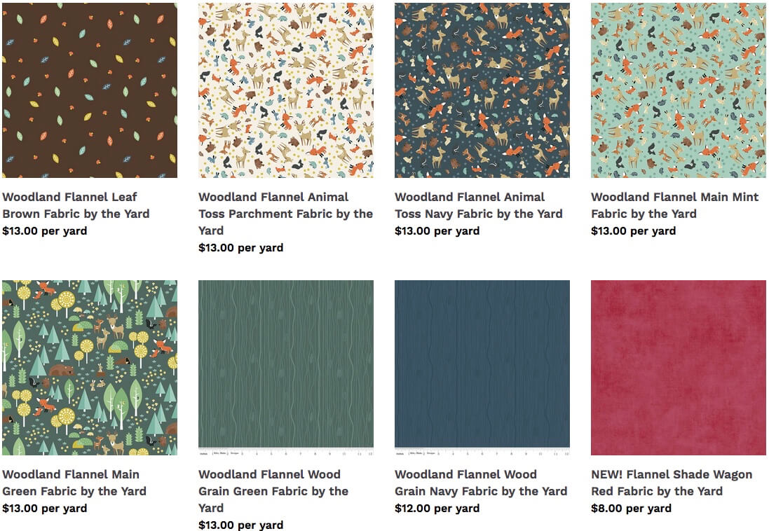 Flannel Fabric Collections Available at Nancy Zieman Productions at ShopNZP.com
