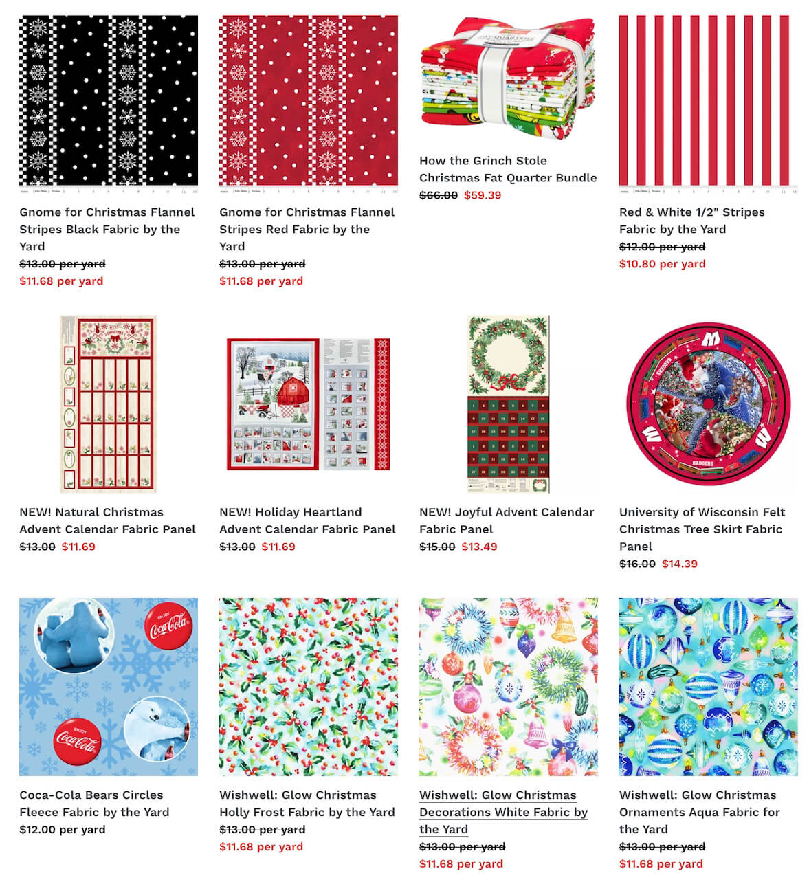 Buy Christmas Advent Calendar Fabric Panels at Nancy Zieman Productions at ShopNZP.com